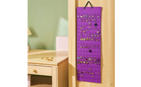 Vertical Wall-Mounted Earring Display Lightweight Wall-Mounted Earring Organizer Sturdy Felt Jewelry Organizer Long-Lasting for Women, Girls, Closet