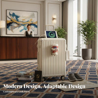 Hardside hand luggage Hard Exterior Design Ribbed Hardside for Students