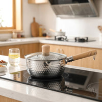 Baby Food and Milk Pan Made of SUS304 Stainless Steel Pot, Small Saucepan for Electric Hobs and Stoves, Multi-purpose Pot, Pan Induction Base
