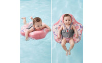 U-Shaped Baby Pool Swim Aid with Safety Harness Cushioned Baby Swim Swim Aid Padded Adjustable for Babies, Infants, Toddlers, Swimming Practice