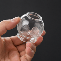 Glass Cupping Cups, Thickened Clear Glass Cupping Jars for Therapists, Acupuncturists, Home Wellness Muscle Relaxation