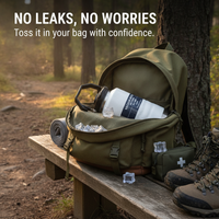Large Capacity 304 Stainless Steel Vacuum Insulated Water Bottle with Handle for Outdoor Sports