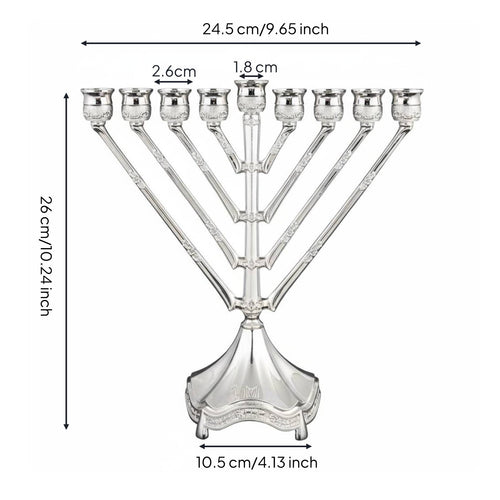 9 Branch Candelabra Artistic Nine Arm Candlestick Sturdy for Banquets