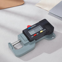 mm/inch Conversion Thickness Measuring Tool with LCD Display Metric Imperial Thickness Gauge with LCD Handheld Caliper Instant for Leatherworkers, Machinists, Sewing Hobbyists, Leatherwork, Metalworking, Workshops
