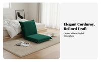 Reclining Floor Seat Provides Back Support Adjustable Floor Lounger for Students