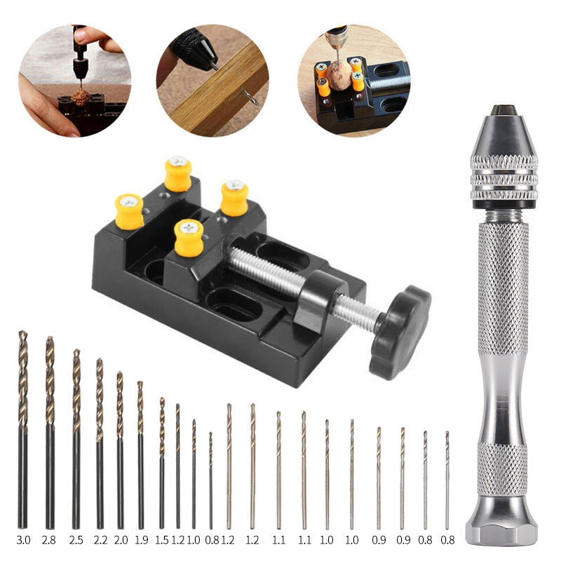 Mailuikang Tools 102-Piece Hand Drill Set with Twist Drills and Accessories for Home Use