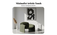 Minimalist Aesthetic clawdesign Armchair Sculptural Form Lounge Chair Ergonomic spinerest Indoor Seating high-resilience Foam padding for Design lovers, Interior Designers, Living Room, Bedroom, Reception Area, not in stockice