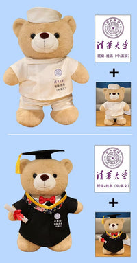 毕业季泰迪熊博士公仔玩偶护士医生公仔玩具医学院博士毕业礼品