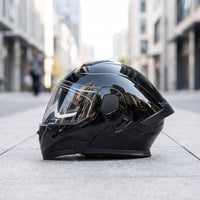 With Dual Visor | DOT Certified, Aerodynamic, Helmet with Headset, for Daily Commuting