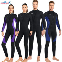 DIVE&SAIL3mm潜水服男连体保暖冲浪潜水衣女加厚防寒浮潜冬季泳衣
