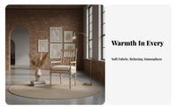 Continental Country design Upholstered Wooden Settee Distressed Finish Living Room Furniture Vintage Design Loveseat sturdy Wood Frame for Homeowners, Interior Designers, Business Owners, Photo Studio, Guesthouse, Lounge Area, Apartment