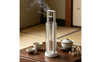 Scented Resin Burner Holder with Glass Modern Scented Resin Burner Holder with Glass Cup Minimalist for Meditation, Tea Room