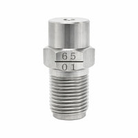 304 Stainless Steel Industrial Spray Nozzle, Flat Fan Shape, 110 Degree, High Pressure Cleaning Nozzle Tips, Dust Suppression