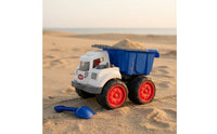 Movable Parts Large Dump Truck Toy Sturdy Plastic Toy Construction Vehicle for Toddlers, Sandbox