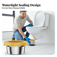 Stainless Steel Toilet Flange Leak-Proof Anti-Odor Toilet Drain Seal