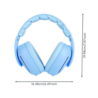 Two-Mode Noise Reduction Earmuffs Adjustable Earmuffs with Headband Padded Safety Ear Muffs Comfortable for Babies, Toddlers, Sleeping, Travel