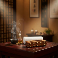 10-Bead Massage Deep Furrow Design Brass Bead Massage Brush