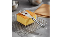 Easy to Clean Stainless Steel Pizza Shovel Ergonomic Handle Pastry Cutter Spatula for Bakery, Party