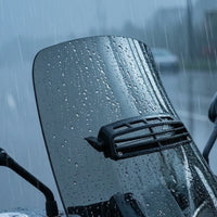Windshield with Vent 4mm Motorcycle Windshield Curved Motorcycle Wind Deflector for Riders