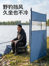 Outdoor Camping Windshield, Tent Screen, Folding Windbreak for Beach and Camping