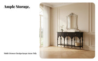 2-Tier Entryway Table Table French and Design 2-Tier Entryway Shelf Elegant Look Slim Immediatelyline for Interior Decorators
