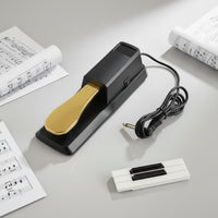 Non-Slip Design Digital Piano Sustain Pedal Polarity Switch Sustain Pedal for Stage Performance, Studio Recording