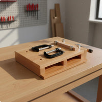 Manual DIY Workbench Heavy Duty Educational Project Table Woodcraft Bench Vise for Students