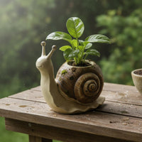 Flowerpot Cartoon Design Planter Resin for Patio