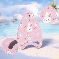Buoyant Swim Training Board with Hand Grips Non-Slip Foam Kickboard with Handles Textured Pool Training Kickboard Easy-Grip for Children, Beginners, Swimmers, Kicking Exercises