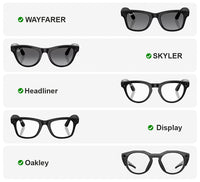 Privacy Shade for Meta Ray-Ban Smart Glasses (Wayfarer/Skyler) - 4 Pack