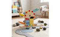 Wooden Race Track Car Ramp Racer Hands-on Wooden Ramp Racer Educational Slide Toy for Young Children