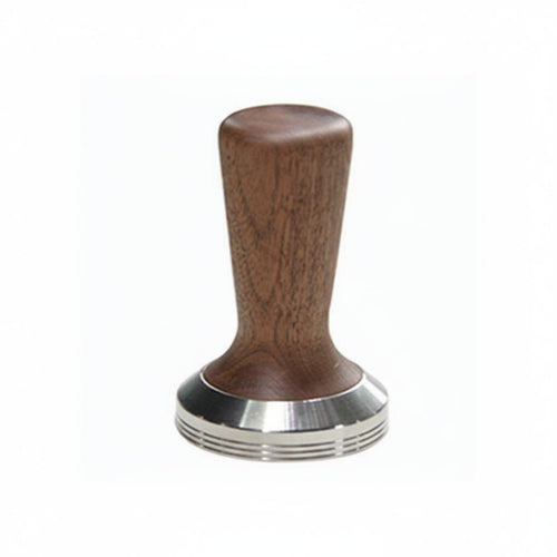Coffee Tamper 3-in-1 Espresso Stand Organizer Holder Walnut Steel Weighted Platform Suitable for Home Coffee Barista Office Use