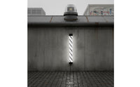 Waterproof LED Barber Pole Wireless Controlled Rotating Barber Shop Light High Brightness Red White Blue Pole Light Multi-Color for Barbers, Hair Stylists, Outdoor