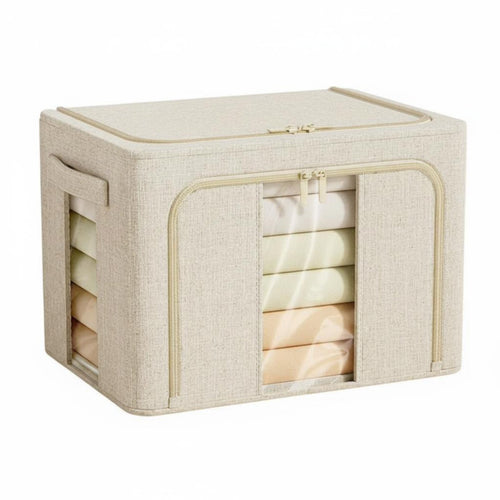 Collapsible textile Box Foldable home arrangement Organization Stackable for Dorm Room