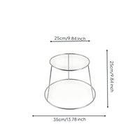 Stainless Steel Pot Stand Silver Metal Finish Heat-Resistant Cookware Support