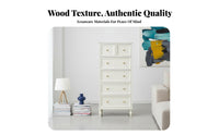 Large Capacity 5-Drawer tall dresser Modern Minimalist and design Chest of Drawers Space-Saving Design Storage Cabinet Sturdy Construction for Apartment Dwellers, residents, Parents, Bedroom, Entryway, Living Room, Hallway