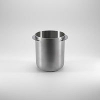 Stainless Steel Coffee Grounds Catcher Cup 58mm Coffee Grinder Grounds Cup Espresso Vessel Food-Grade for Home Baristas, Pour-over Stations