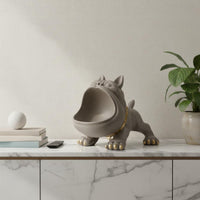 French Bulldog Key Bowl Entryway Organizer Dog-Shaped Key Tray Easy to Clean
