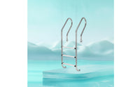 Stainless Steel Pool Ladder in-Ground Pool Ladder with Handrails Non-Slip