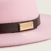 Fedora Hats for Women and Men with Removable Band, Polyester Felt Sun for Beach and Travel, Classic Flat Design, Adults