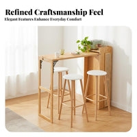 adaptable Island Counter Space-Saving standing Kitchen Workstation Acts as Room Divider Multi-Use Table for Renters, Dining Area, morning dining spot