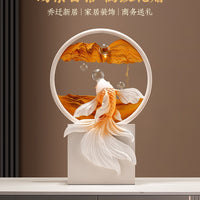流沙画摆件轻奢客厅玄关电视柜酒柜装饰品感乔迁新居礼物