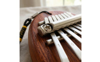 Mini Thumb Piano Wooden 8 Key Thumb Piano Portable Instrument for Kids, Music Lovers, Travel