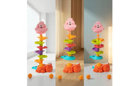 Whale Ball Drop Toy Textured Ball Drop Toy with Launcher Easy-to-Grip Hand-Eye Coordination for Toddlers, Playroom, Home