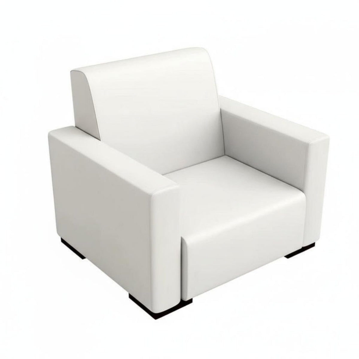 alabaster Single-Seat Couch configurable Combination Reception Sofa Modern design Sturdy Metal Legs for Adults