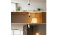 Motion Detection Light Bulb Security Camera Smart Light Bulb Camera Distant Viewing Local Recording for Indoor Surveillance, Baby Monitoring
