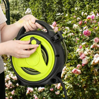 Hose Reel Carrier Large Capacity Garden Hose Carrier Quick Rewind for Patio