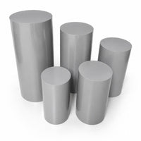 5 Pieces Cake Pedestal Stand Different Heights Dessert Display Stand Solid-Sided Event Decor for Wedding Reception