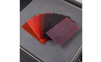 8 Pieces Translucent Fused Glass Sheets Flat Fusible Glass Sheets Fusable Smooth-Edged for Artists, Crafters, Mosaics