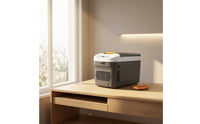 Two-in-oneFunction Car Fridge with Window Versatile Mini Fridge with Warmer Compact Car Refrigerator Flexible for Commuters, Vehicles